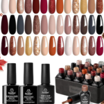 Beetles Winter Gel Polish Set, 20 Colors Brown Burgundy Red Nude Pink Gel